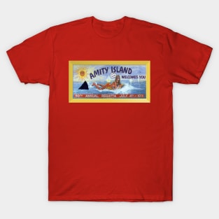 Jaws — Amity Billboard (with graffiti) T-Shirt